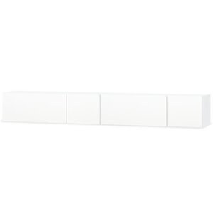 vidaXL Meubles TV 2 Pièces bois d’ingénierie 120x40x34 cm Blanc brillant