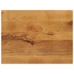 vidaXL Dessus de table 70x60x3 8 cm rectangulaire bois massif manguier