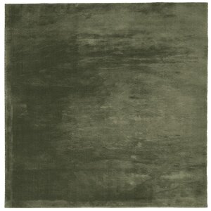 vidaXL Tapis HUARTE à poils courts doux lavable vert forêt 120x120 cm