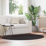 vidaXL Tapis Noir 120 x 170 cm Polyester