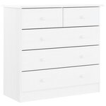vidaXL Buffet ALTA blanc 77x35x165 cm bois massif de pin