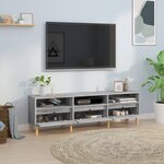 vidaXL Meuble TV Sonoma gris 150x30x44 5 cm bois d'ingénierie
