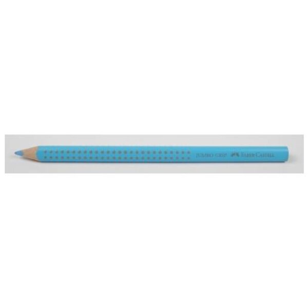 Crayon couleur JUMBO GRIP  triangulaire  bleu indianthrène FABER-CASTELL