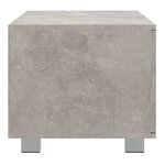 vidaXL Meuble TV Gris béton 140x40 5x35 cm Bois d'ingénierie