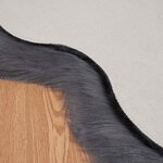 vidaXL Tapis en fausse Tafalla Anthracite 60 x 90 cm Polyester