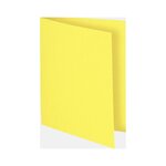 Paquet De 100 Chemises Flash 220 100  Recyclé - 24x32cm - Canari - X 5 - Exacompta