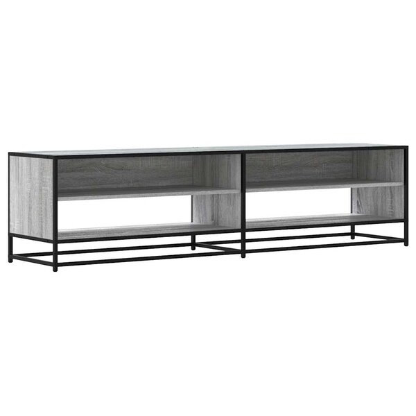 vidaXL Meuble TV sonoma gris 180 5x40x46 cm bois d'ingénierie