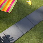 Pack x9 dalles de terrasse effet ardoise gris bois composite 30x30 cm