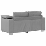 vidaXL Canapé 2 Pièces Gris nuage 219 x 80 x 82 cm tissu