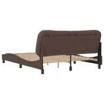 vidaXL Cadre de lit sans matelas marron 160x200 cm similicuir