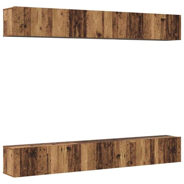vidaXL Ensemble meuble TV 6 Pièces Bois ancien 80 x 30 x 30 cm