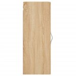 vidaXL Armoire murale chêne sonoma 34 5x34x90 cm bois d'ingénierie
