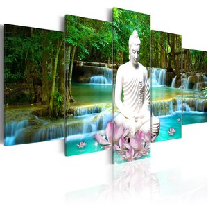 Tableau - zen waterfall l x h en cm 200x100