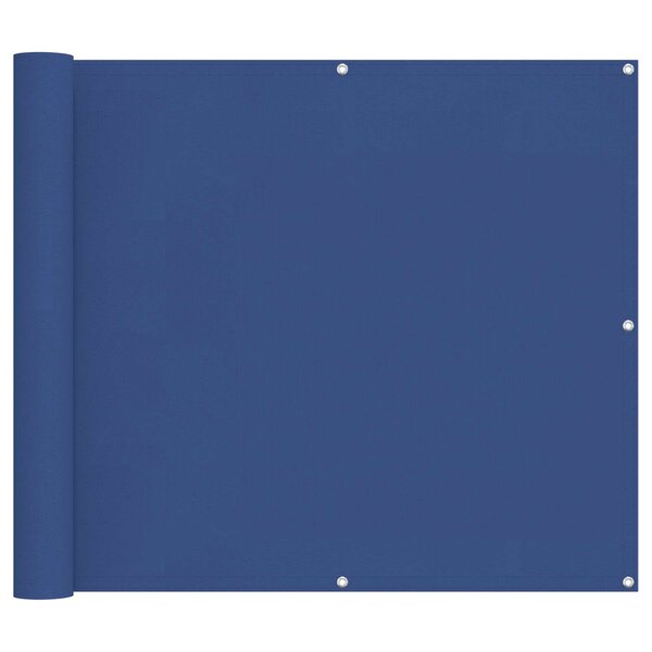 vidaXL Écran de balcon 100 x 600 cm Tissu Oxford Rectangulaire Bleu