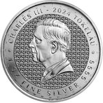 Pièce de monnaie en Argent 5 Dollars g 31.1 (1 oz) Millésime 2024 UFO OVER KANAGAWA