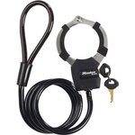 Antivol à Clé avec Menotte 8275EURDPRO - 1 m - Idéal pour trottinettes - Noir