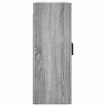 vidaXL Armoire murale sonoma gris 69 5x34x90 cm