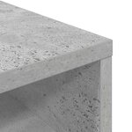 vidaXL Basboard avec tiroir Gris béton 87 x 27 5 x 43 cm