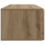 vidaXL Meuble TV mural 98 x 41 x 30 cm Chêne artisanal