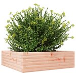 vidaXL Jardinière 80x80x23 cm bois massif de douglas