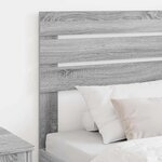 vidaXL Tête de lit Gris Sonoma 90 cm Bois d'ingénierie