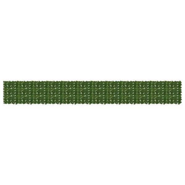 vidaXL Écran de balcon avec feuilles Vert 600 x 75 cm