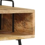 vidaXL Table de chevet Bois de manguier massif 40 x 34 x 47 cm