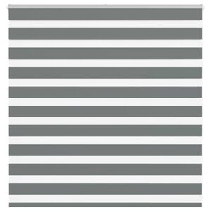 vidaXL Store zèbre gris foncé largeur du tissu 145 9 cm polyester