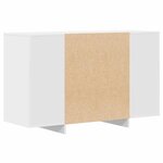 vidaXL Buffet avec tiroir Blanc 120 x 41 x 75 cm Bois d'ingénierie