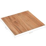 vidaXL Dalles de plancher autoadhésives 5 11 m² PVC bois clair