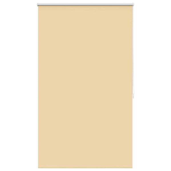 vidaXL Store enrouleur occultant 124 4 x 175 cm  largeur du tissu 120 cm  beige