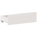 vidaXL Cadre de lit sans matelas avec tête de lit 200x200 cm bois pin