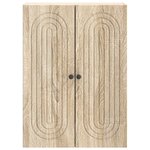 vidaXL Armoire Murale Chêne Sonoma 66 x 34 5 x 90 cm Bois d'ingénierie