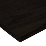 vidaXL Marches d'escalier 16 Pièces marron foncé 90x25x2 cm chêne massif