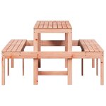 vidaXL Table de pique-nique 160x134x75 cm bois massif de douglas