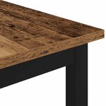 vidaXL Table basse Bois ancien 50 x 50 x 36 cm Bois d'ingénierie