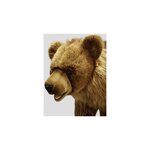 Hansa Peluche Geante Ours Brun 4 pattes 80 cm H et 135 cm L