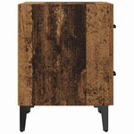 vidaXL Armoire de lit Bois ancien 40 x 35 x 47.5 cm Bois d'ingénierie