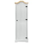 vidaXL Armoires avec étagère Blanc 55 x 52 x 170 cm Pin massif