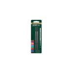 Blister 2 recharges billes bleu pointe moyenne compatible avec Montblanc MONTEVERDE