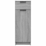vidaXL Armoire de bain Sonoma gris 32x34x90 cm Bois d'ingénierie
