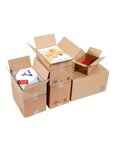 (lot  25 caisses) caisse format imprimerie simple cannelure 430x310x250mm
