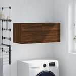 vidaXL Armoire murale chêne marron 80x36 5x35 cm bois d'ingénierie