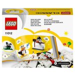 Lego 11012 classic briques blanches créatives premier jeu de construction avec bonhomme de neige pour enfant de 4 ans et +