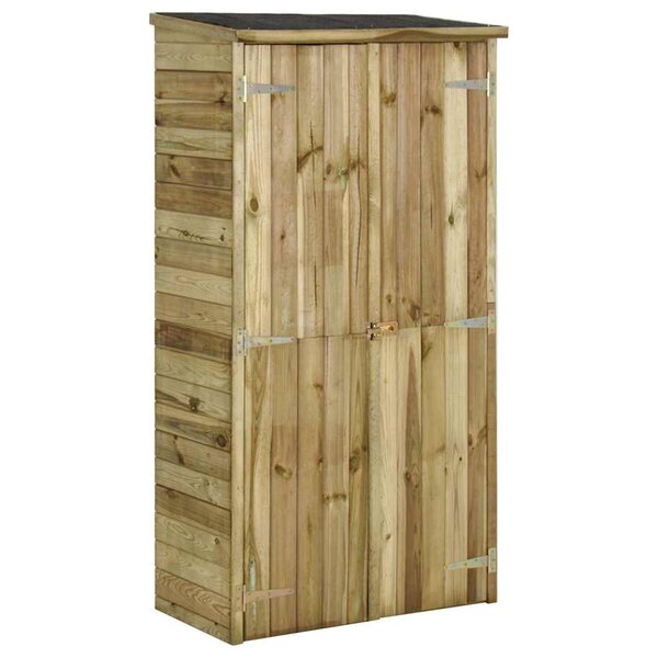 vidaXL Abri à outils pour jardin Pin 85x48x177 cm