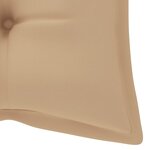 vidaXL Banc de jardin avec coussin 120 cm Bambou