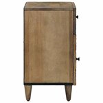 vidaXL Armoire de lit Marron 50 x 33 x 60 cm Bois de mangue massif