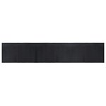 vidaXL Tapis rectangulaire noir 60x300 cm bambou