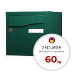 Boîte aux lettres 1 porte  Préface  RAL 6005B vert