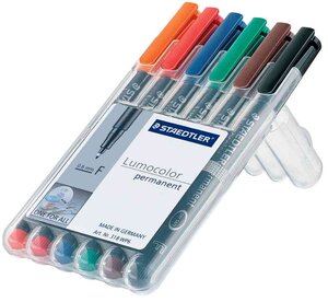 étui de 6 marqueurs non-permanent Lumocolor 315M STAEDTLER